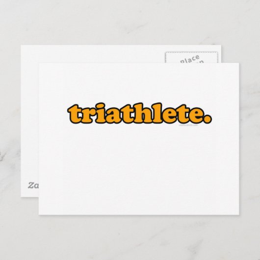 triatleet briefkaart (Voorkant / Achterkant)