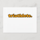 triatleet briefkaart (Voorkant)