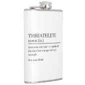 Triatleet definitie cadeau, naam definitie heupfles (Rechts)