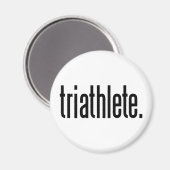 Triatleet. Magneet (Voorkant / Achterkant)