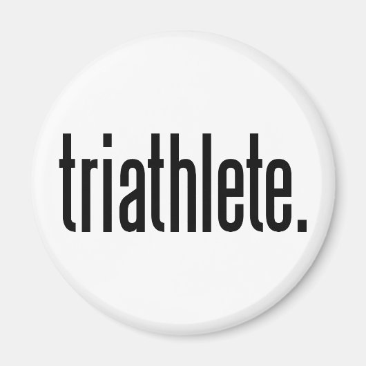 Triatleet. Magneet (Voorkant)