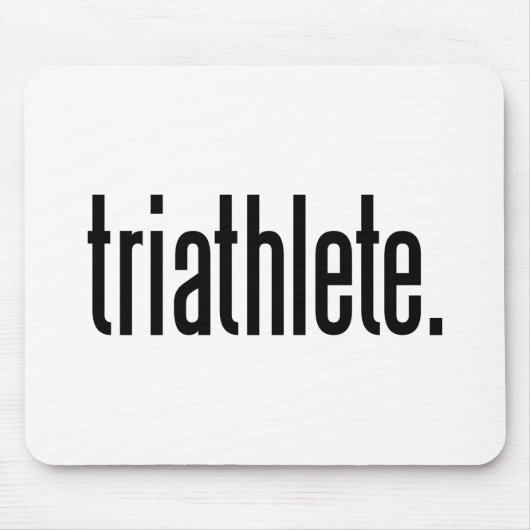 Triatleet. Muismat (Voorkant)