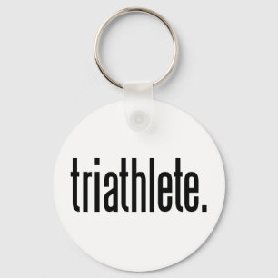 Triatleet. Sleutelhanger