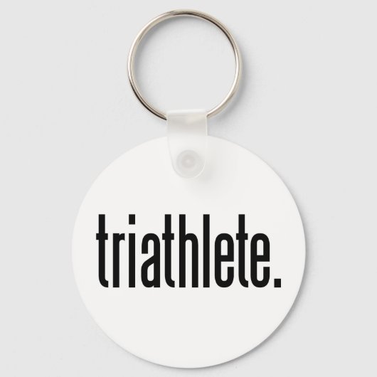 Triatleet. Sleutelhanger (Voorkant)