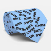 triatleet stropdas fiets met triathlon (Opgerold)