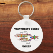 Triatleetgenen in (DNA-replicatie) Sleutelhanger (Voorkant)