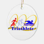 Triatlete CHRISTMAS ORNAMENT SWIM BIKE RUN (Links)