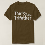 Triatlete Definition Best Triathlon Dad I Support T-shirt (Design voorkant)