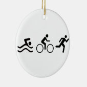 Triatlete Keramisch Ornament (Rechts)