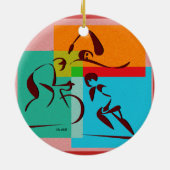Triatlete New Colors Ornament (Achterkant)