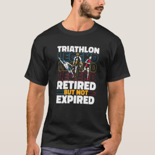 Triatlete Remoe tijdens het zwemfietsen T-shirt
