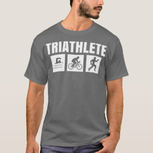 Triatlete Swim Bike run 2 T-shirt