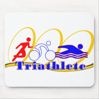 Triatlete SWIM RUN BIKE Muismat