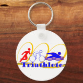 Triatlete SWIM RUN BIKE Sleutelhanger (Voorkant)