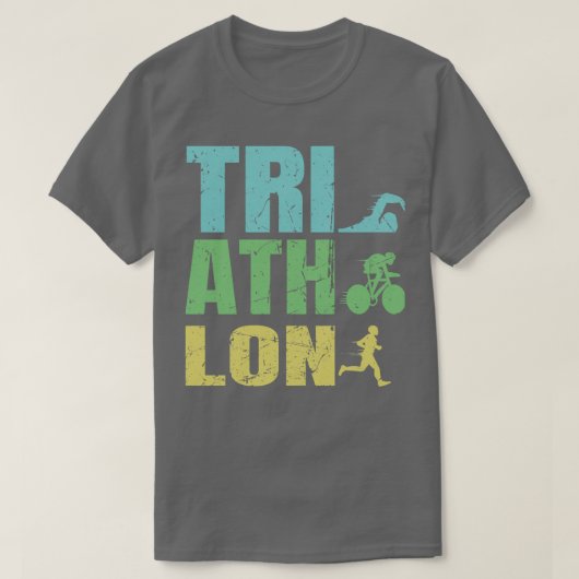 Triatlete Triathlon Traithlete Tri Gifts T-shirt (Design voorkant)