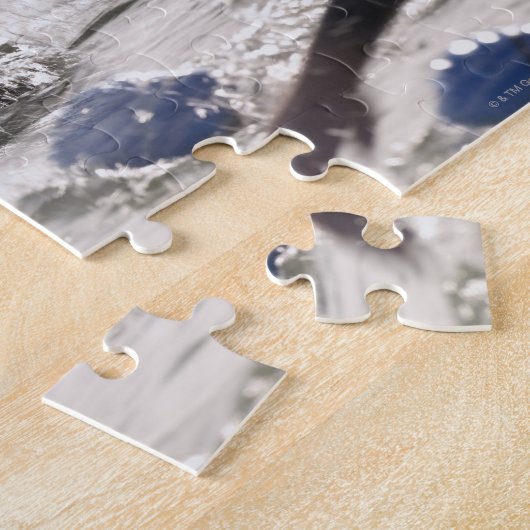 Triatleten concurreren in het zwembeen van triathl legpuzzel (Zijkant)