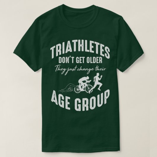 Triatletics Trithlon Swim Bike Run Athletics Mara T-shirt (Design voorkant)