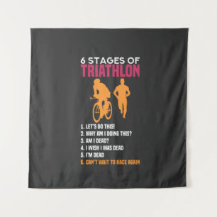Triatlon - 6 Etappes van Triatlon Wandkleed