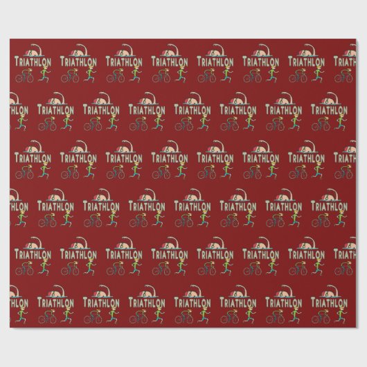 Triatlon Cadeaupapier (Vlak)