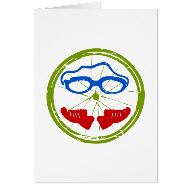 Triatlon cool artistiek ontwerp (Voorkant)