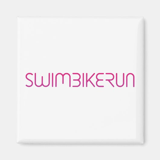Triatlon cool logo voor alle sportliefhebbers magneet (Voorkant)