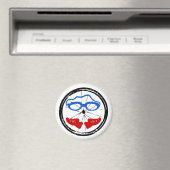 Triatlon coole artistieke logo magneet (Insitu (Vaatwasser))