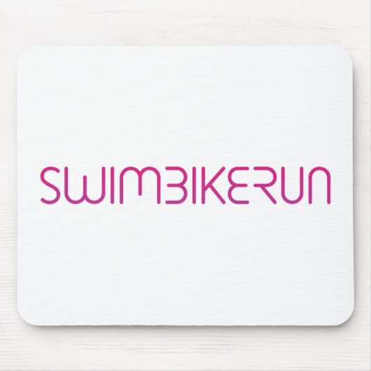 Triatlon coole logo voor alle sportliefhebbers muismat (Voorkant)