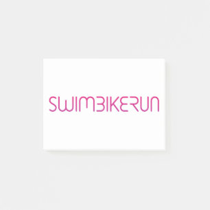 Triatlon coole logo voor alle sportliefhebbers post-it® notes