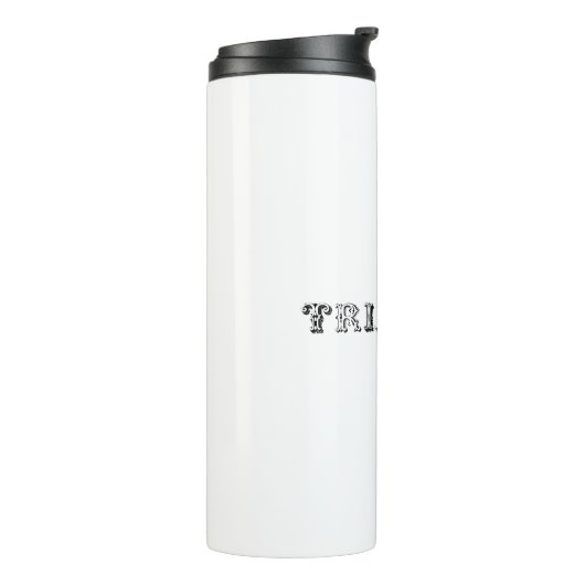 Triatlon coole logo voor alle sportliefhebbers thermosbeker (Gedraaid links)