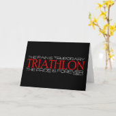 Triatlon - De trots is voor altijd Kaart (Gele Bloem)