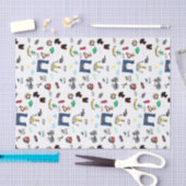 Triatlon Doodles Tissue Paper Tissuepapier (Craft)