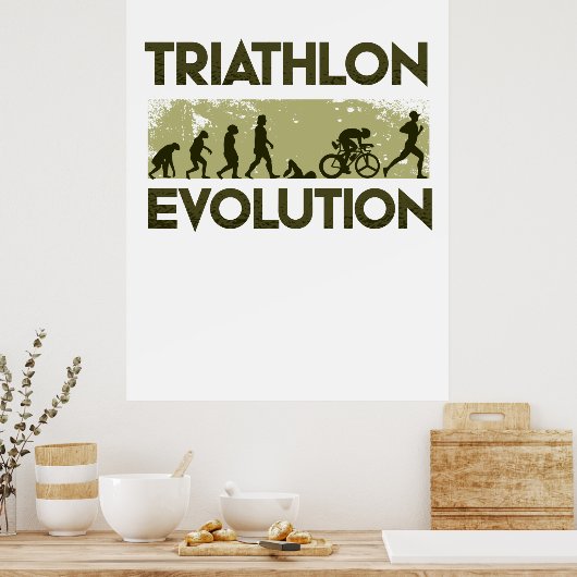 Triatlon Evolution Poster (Keuken)