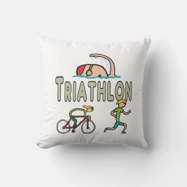 Triatlon Kussen (Voorkant)