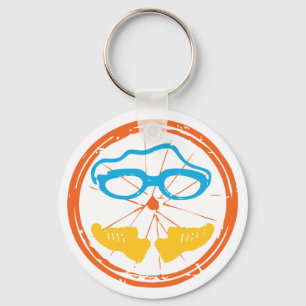 Triatlon leuk ontwerp sleutelhanger