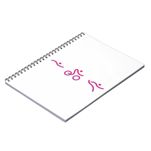 Triatlon-logo Notitieboek (Linkerzijde)