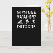 Triatlon Lover Gifts Triatlete Endurance Sports Kaart (Gele Bloem)