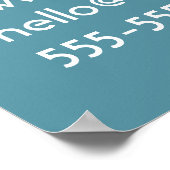 triatlon met open water zwemmen, draaiende vlucht poster (Hoek)