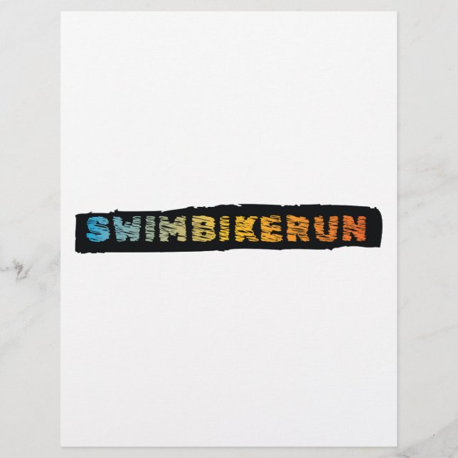 Triatlon-ontwerp (Voorkant)