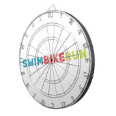 Triatlon-ontwerp Dartbord (Voorkant Rechts)
