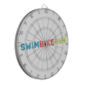 Triatlon-ontwerp Dartbord (Voorkant Links)
