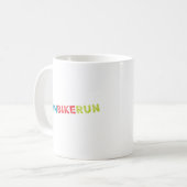 Triatlon-ontwerp Koffiemok (Voorkant links)