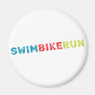 Triatlon-ontwerp Magneet