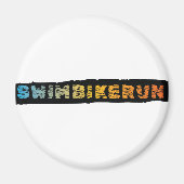 Triatlon-ontwerp Magneet (Voorkant)