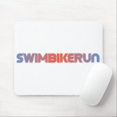 Triatlon-ontwerp Muismat (Met muis)
