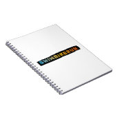 Triatlon-ontwerp Notitieboek (Rechterzijde)