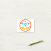 Triatlon-ontwerp, op verschillende consumentenarti post-it® notes (Op bureau)