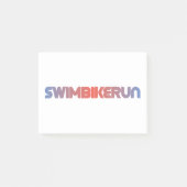 Triatlon-ontwerp Post-it® Notes (Voorkant)