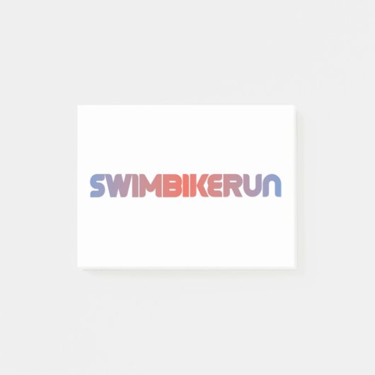 Triatlon-ontwerp Post-it® Notes (Voorkant)