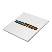 Triatlon-ontwerp Tegeltje (Zijkant)