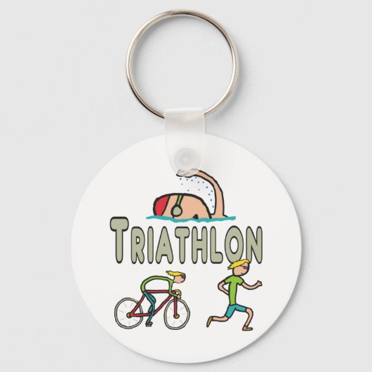 Triatlon Sleutelhanger (Voorkant)